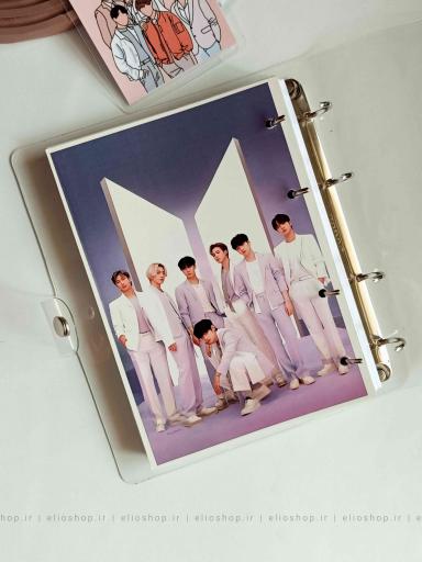 کلاسور شفاف BTS - کد 5