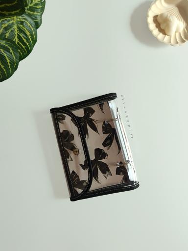 کلاسور شفاف پوشه ای مشکی