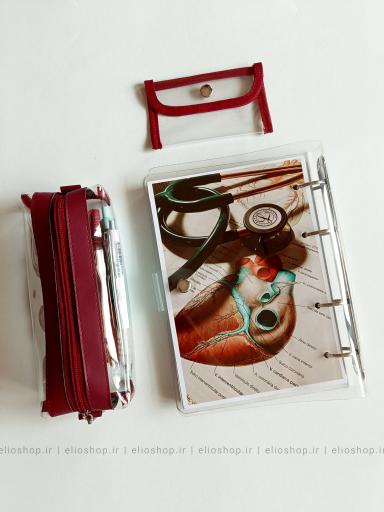 کلاسور شفاف طرح تجربی _ کد2