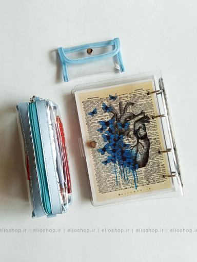 کلاسور شفاف طرح تجربی _ کد3