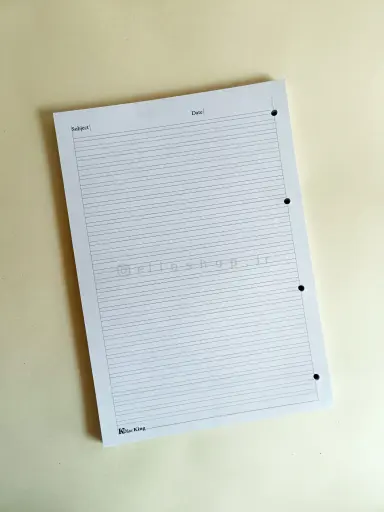 کاغذ یدک کلاسورشفاف 