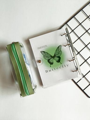   کلاسور شفاف طرح پروانه-کد5