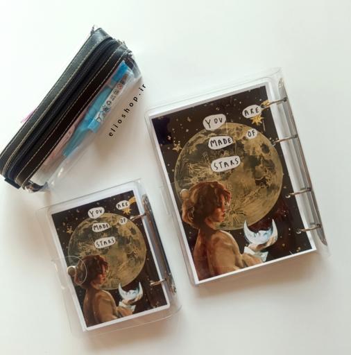 جامدادی حجمی شفاف - مشکی