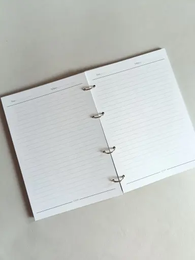 کاغذ یدک دفتر کلاسوری (❌مناسب کلاسور شفاف نمیباشد)