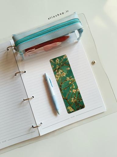 جامدادی حجمی شفاف - آبی