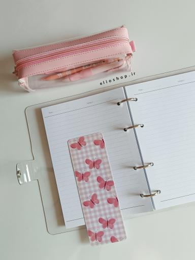 جامدادی حجمی شفاف - صورتی